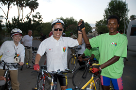 エリトリア－日本 親善サイクリング