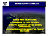 MINISTRY OF FISHERIES