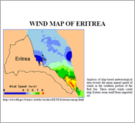 Wind Map of Eritrea